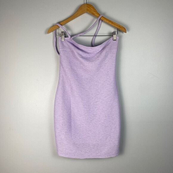 RUMER The Label Reverie Penelope Mini Bodycon Dress Lilac - Picture 4 of 9
